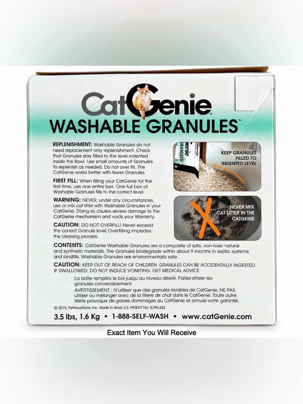 🐾 CatGenie Supply Lot – Washable Granules + SaniSolution 120 + Machine Maintena - Picture 3 of 5